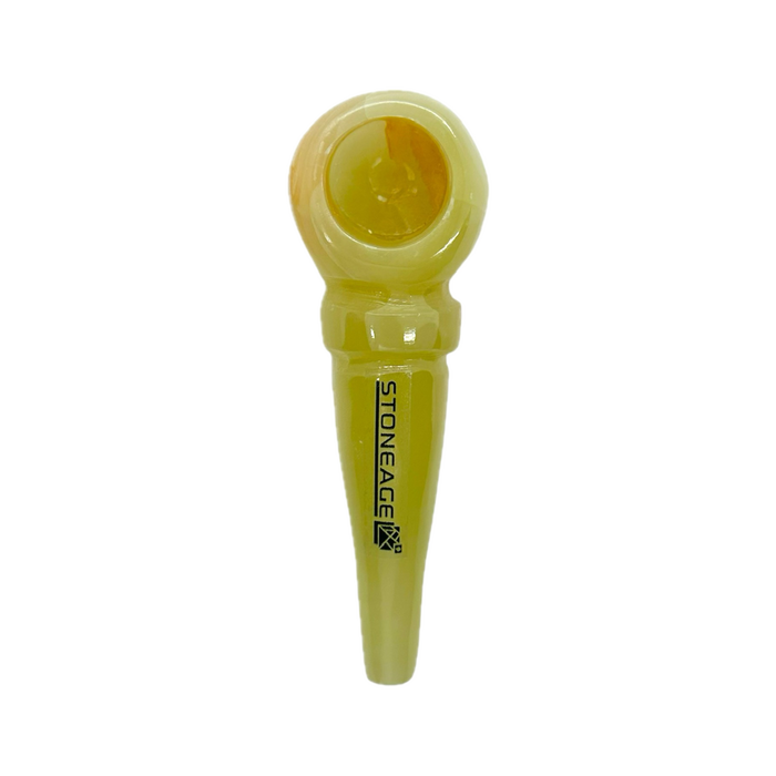 StoneAge | 4" Handmade Tobacco Smoking Pipe – Model: Ring, Includes Gift Box Quartz · Stone NicePrice