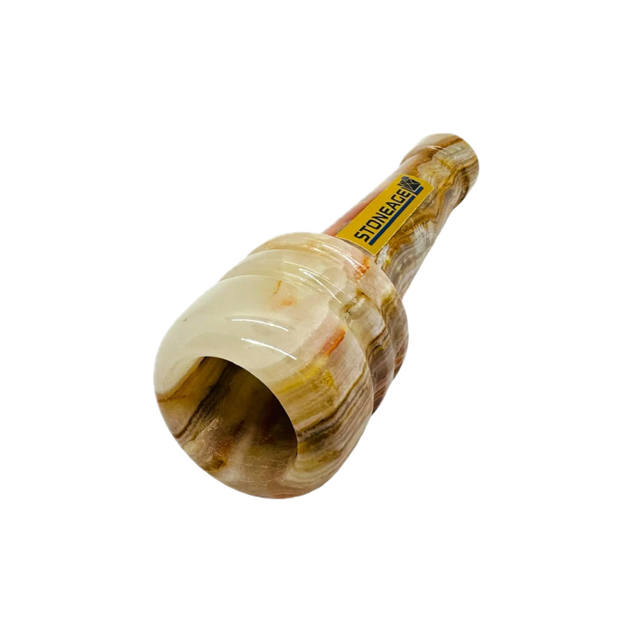 StoneAge | 4" Handmade Jumbo Tobacco Smoking Chillum, Includes Gift Box Quartz · Stone Pipe NicePrice