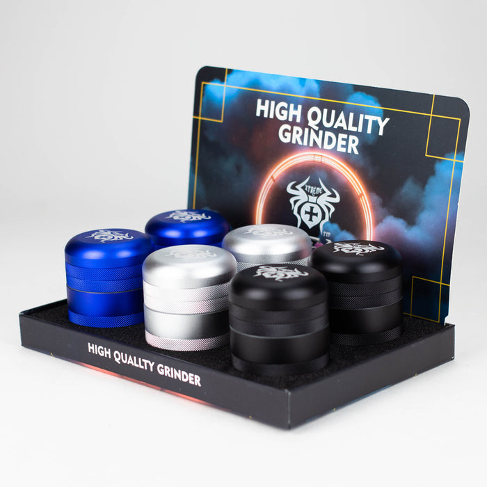 Xtreme | 65mm Aluminium Grinder 5 Layers Box of 6 [G1488] Herb Grinder Canadian Distributor