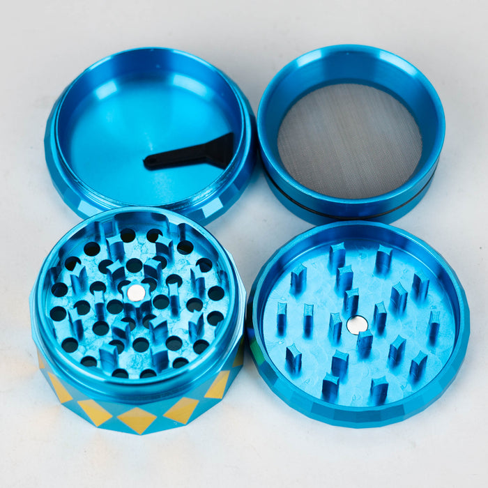 Xtreme | 43mm Aluminium Grinder 4 Layers Box of 6 [G1493] Herb Grinder Canadian Distributor