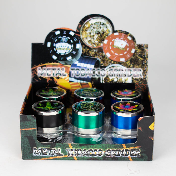42MM 4-Piece Metal Grinder Box of 12 Display Pack Canadian Distributor
