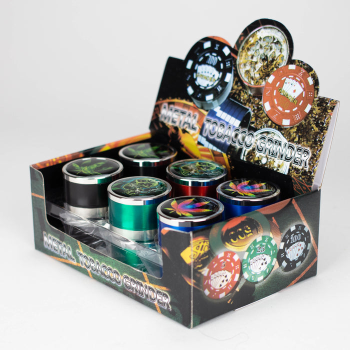 42MM 4-Piece Metal Grinder Box of 12 Display Pack Canadian Distributor