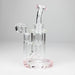 HIT | 8" Glass Oil Rig Water Bong Glass Rig NIBO Distribution Pink