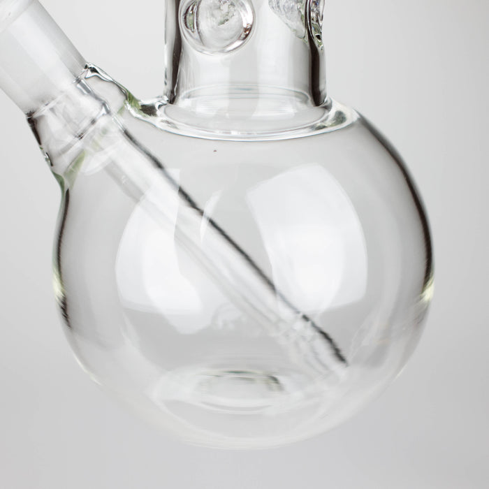 9" Round base glass bong Glass Bong Bongzie Smokes