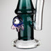 10" Color tube glass bong with eye Glass Bong Bongzie Smokes