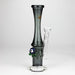 10" Color tube glass bong with eye Glass Bong Bongzie Smokes BLACK