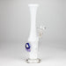 10" Color tube glass bong with eye Glass Bong Bongzie Smokes WHITE