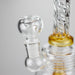 6" Swirl glass bong with water diffuser Glass Bong Bongzie Smokes