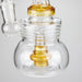6" Swirl glass bong with water diffuser Glass Bong Bongzie Smokes