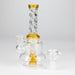 6" Swirl glass bong with water diffuser Glass Bong Bongzie Smokes