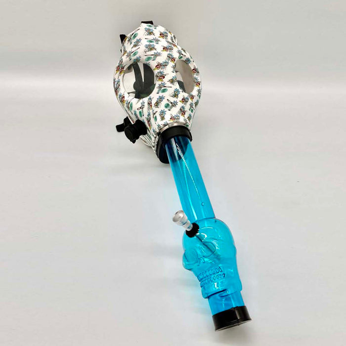 Silicone Full face Mask with Acrylic bong [PIP292] Acrylic Bong NIBO Distribution Pattern 3