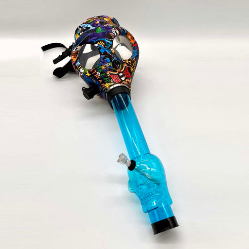 Silicone Full face Mask with Acrylic bong [PIP292] Silicone Bong NIBO Distribution Pattern 1