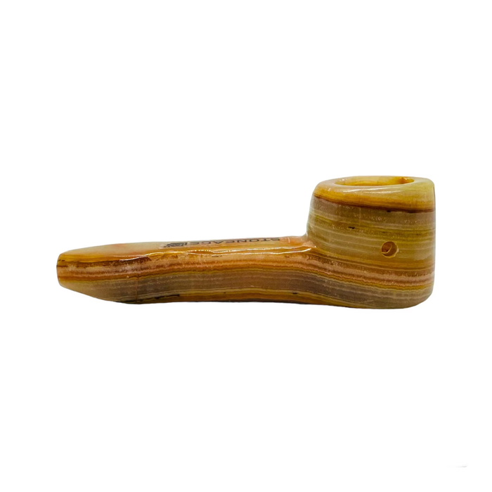 StoneAge | 4" Handmade Tobacco Smoking Pipe – Model: Fish, Includes Gift Box Quartz · Stone Pipe NicePrice