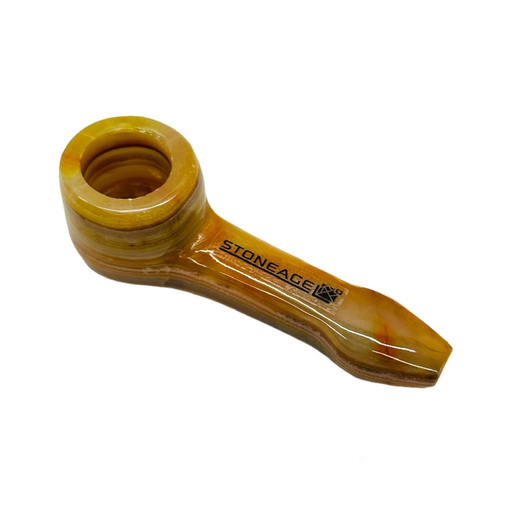 StoneAge | 4" Handmade Tobacco Smoking Pipe – Model: Fish, Includes Gift Box Quartz hand pipe NicePrice