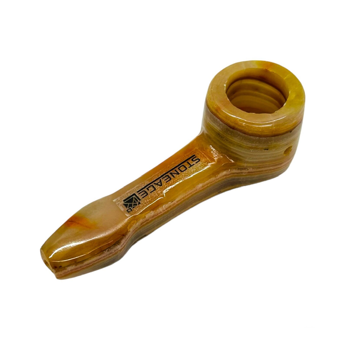 StoneAge | 4" Handmade Tobacco Smoking Pipe – Model: Fish, Includes Gift Box Quartz · Stone Pipe NicePrice