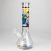 10" Glass Bong With Abstract Art Design Bongs 777 Smoke