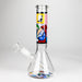 10" Glass Bong With Abstract Art Design Bongs 777 Smoke