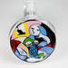 10" Glass Bong With Abstract Art Design Bongs 777 Smoke Design 1