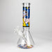 10" Glass Bong With Abstract Art Design Bongs 777 Smoke