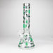 14" 7mm Honey Design Beaker Glass Bong Super Supplys Inc Green