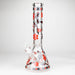 14" 7mm Honey Design Beaker Glass Bong Super Supplys Inc Red