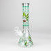 9" Glow In The Dark 4mm glass bong [S60] Glass Bong Super Supplys Inc Design E