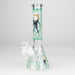 9" Glow In The Dark 4mm glass bong [S60] Glass Bong Super Supplys Inc Design I