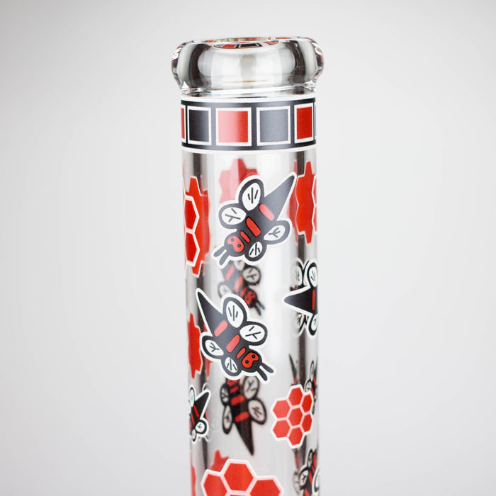14" 7mm Honey Design Beaker Glass Bong Super Supplys Inc