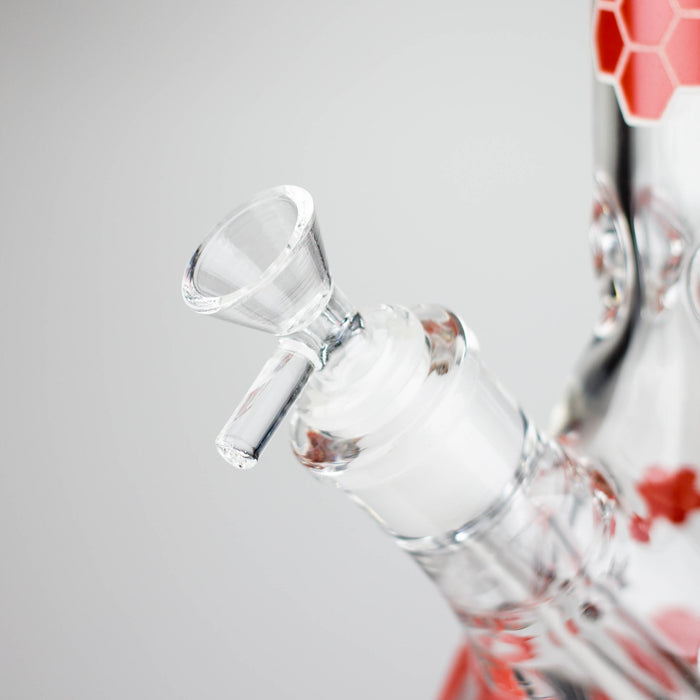 14" 7mm Honey Design Beaker Glass Bong Super Supplys Inc