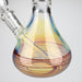 8" Glod fumed glass pipe Glass Bong Bongzie Smokes