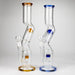 16" Zig-zag glass bong with percolator Glass Bong Bongzie Smokes