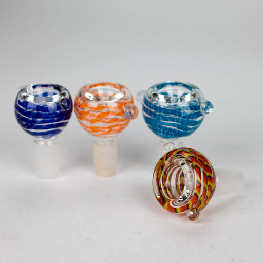 Colored bowl for 14mm pack of 2 Bongs Accessories Bongzie Smokes