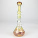 8" Glod fumed glass pipe Glass Bong Bongzie Smokes