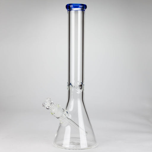 16" Classic beaker Glass Bong 7mm [C4102-B] Bongs Canadian Distributor Light Blue