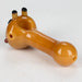 4" Cat design thick glass pipe [XTR1034] Glass Hand Pipe Canadian Distributor
