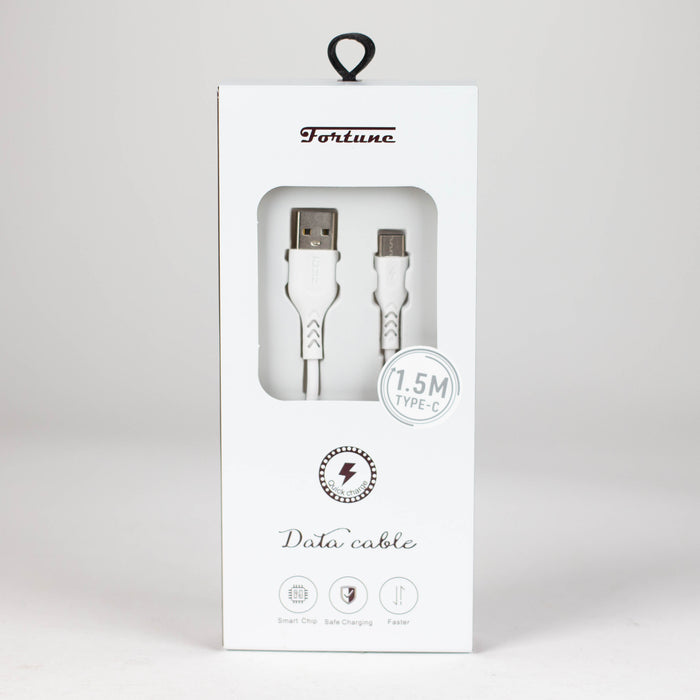 Fortune | Lightning & Type C Phone Charger Cable Charging Cable · Accessory Fortune 1.5m / Type-C to USB