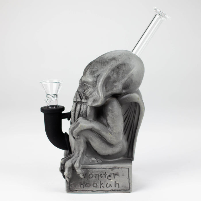 7.5"Vinyl Monster water pipe Resin · Silicone · Plastic Bong YHS Smoke