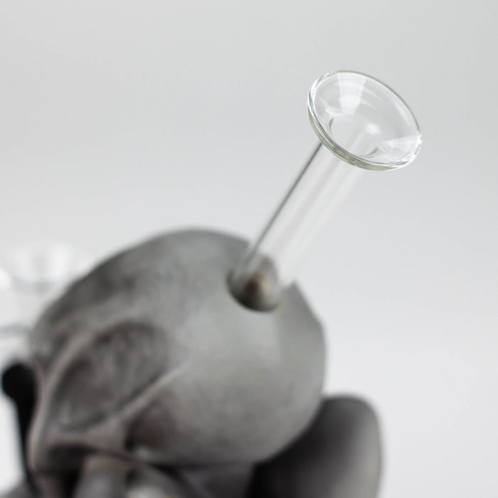 7.5"Vinyl Monster water pipe Resin · Silicone · Plastic Bong YHS Smoke