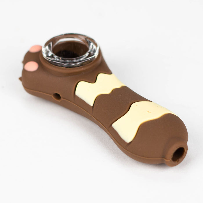 3.2" Silicone cat paw hand pipe Silicone Pipe YHS Smoke