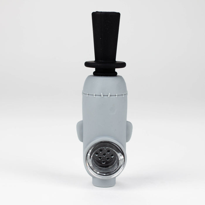 3.6" Silicone Zombie hand pipe Silicone Pipe YHS Smoke
