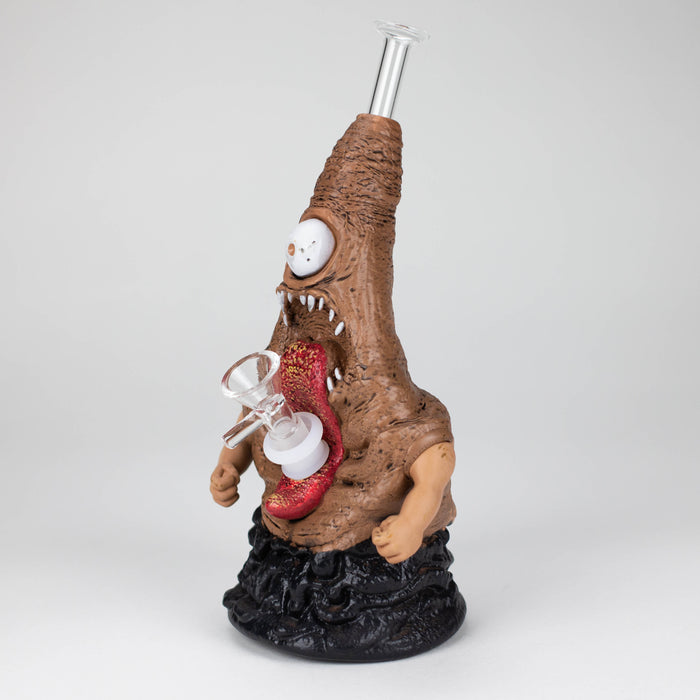 8.6" Vinyl Swamp Monster water pipe Resin · Silicone · Plastic Bong YHS Smoke