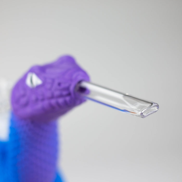 9.4" Vinyl viper water pipe Resin · Silicone · Plastic Bong YHS Smoke