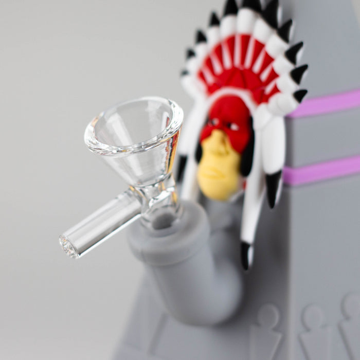 5.7” Tipi water pipe Resin · Silicone · Plastic Bong YHS Smoke