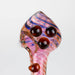 4.5" Gold Fumed Hand Pipe Pack of 2 Glass Bongzie Smokes