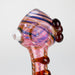 4.5" Gold Fumed Hand Pipe Pack of 2 Glass Bongzie Smokes