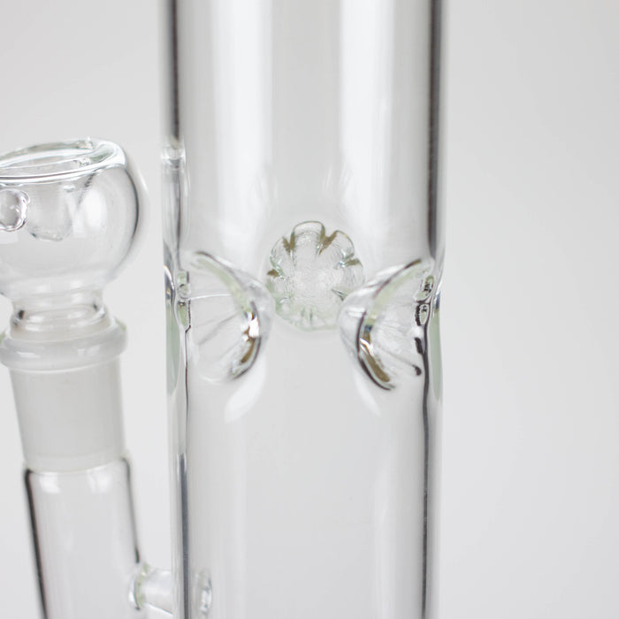 16" straight glass tube water bong Glass Bong Bongzie Smokes