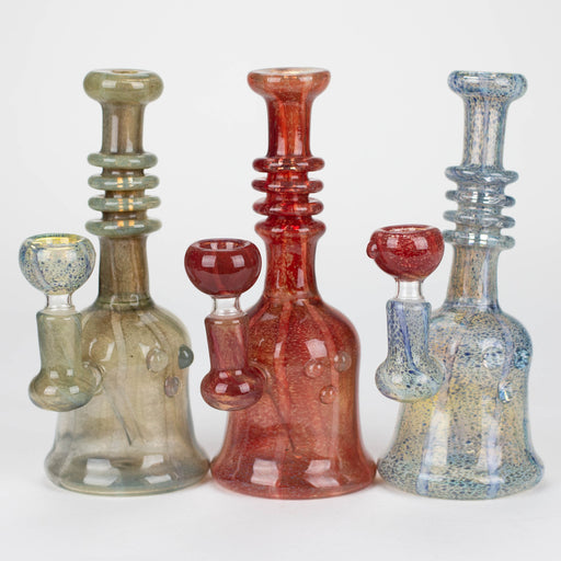 8" marble design multi color glass water bong Other Shaped Bong Bongzie Smokes