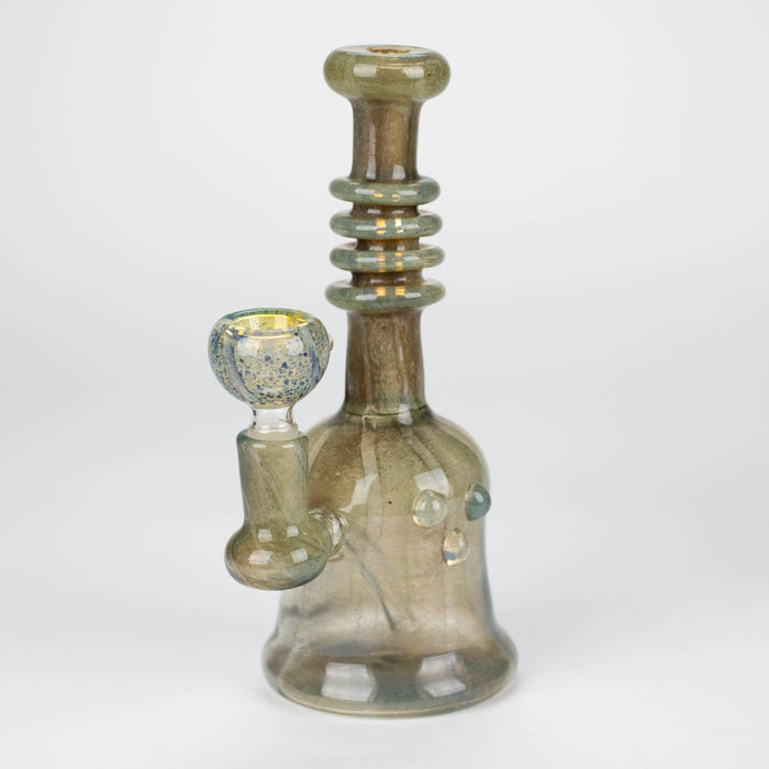 8" marble design multi color glass water bong Glass Bong Bongzie Smokes