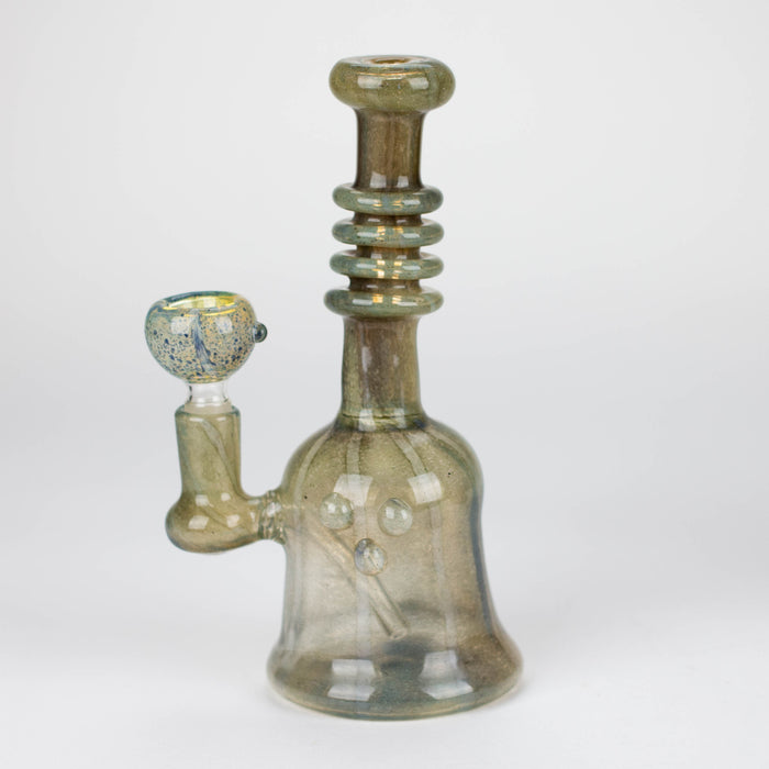 8" marble design multi color glass water bong Glass Bong Bongzie Smokes