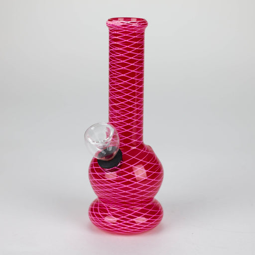 6" Color Water pipe-Designs and Color Assorted Beaker Bong Bongzie Smokes